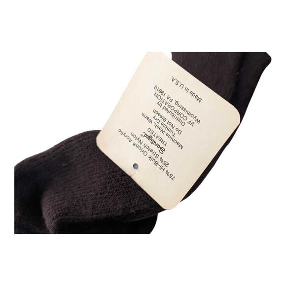 Vintage Mens Lee Casual‎ Crew Socks Brown 10-13 Orlon Acrylic Nylon Sanitized - Picture 3 of 3